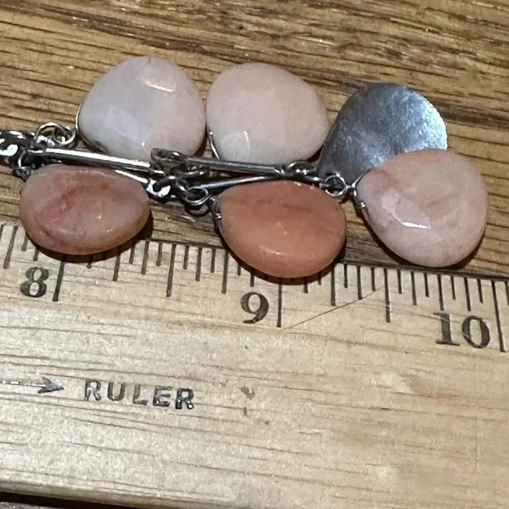 Banana Republic Strawberry Quartz Gemstone Necklace